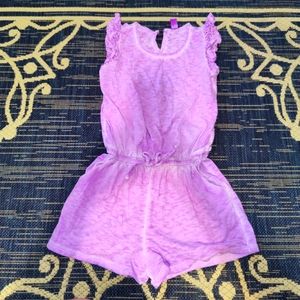 Girl's Size 10 Purple Justice Romper